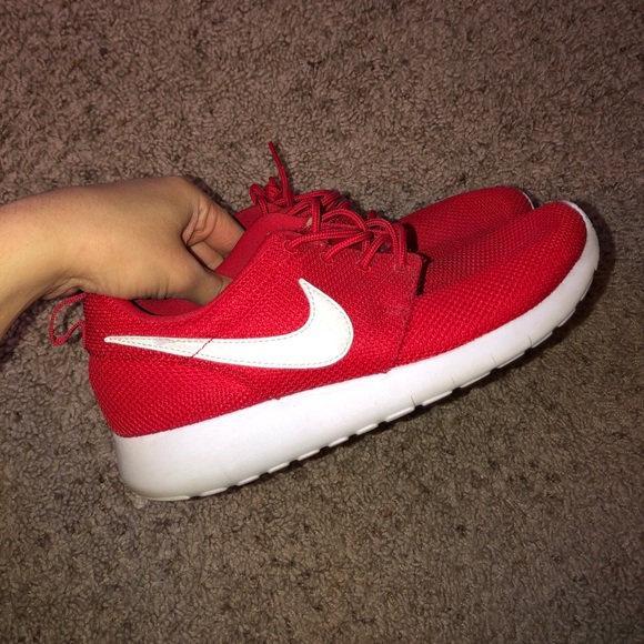 Nike Shoes - Red and white Nike roshe
